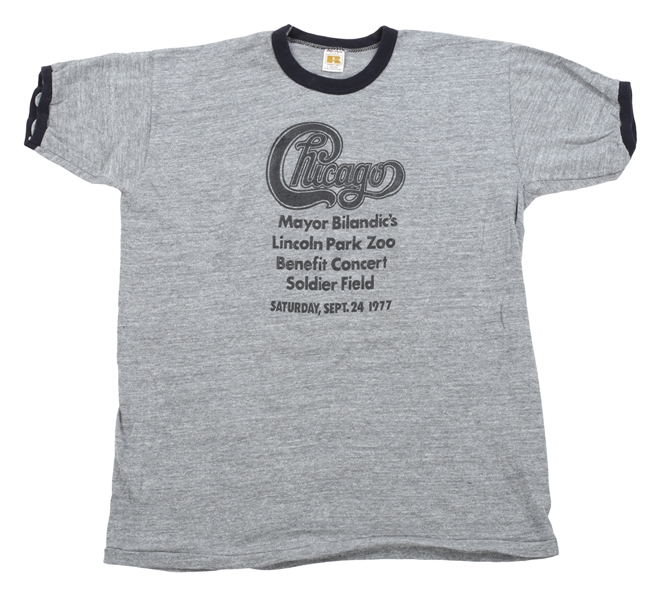 Chicago 1977 Lincoln Park Zoo Benefit Concert Shirt