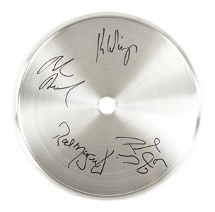 Winger 1993 Very Rare Autographed Pull Album Stamper Metal Plate