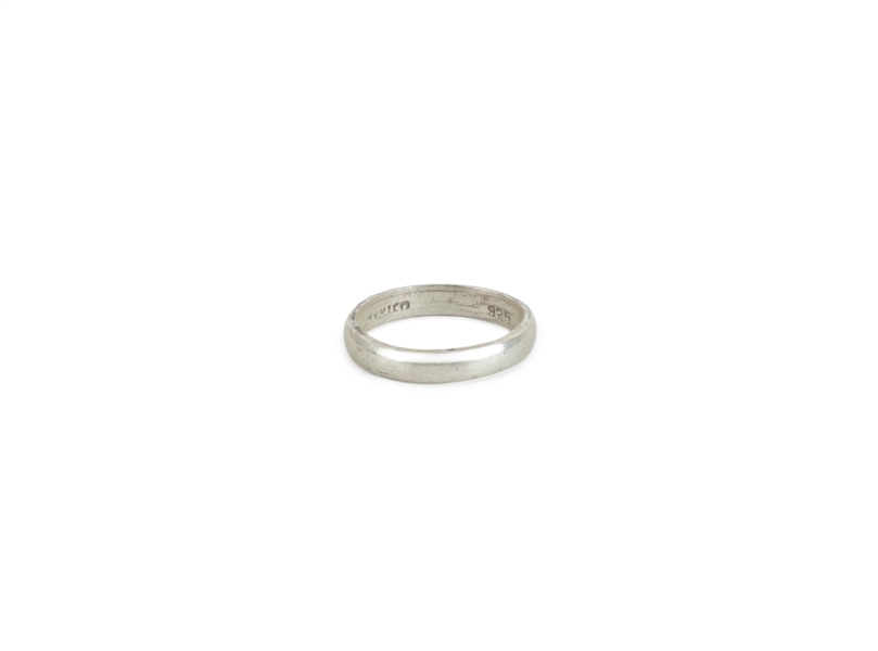 Kip Winger Owned & Used 1990s-2000s Thin Silver Ring