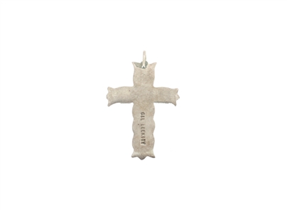 Kip Winger Owned & Used 1988-1989 Red Coral Inlay Zuni Silver Cross