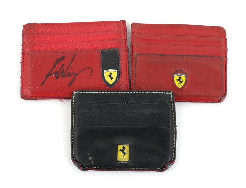 Kip Winger Owned & Used 1990s - 2000s Lot of 3 Signed Personal Leather Wallets
