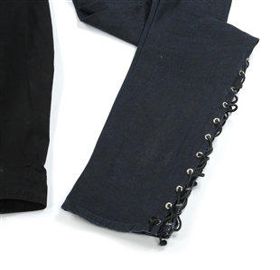 Kip Winger Owned & Worn Black Diesel Jacket & HM Pants Combo