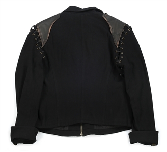 Kip Winger Owned & Worn Black Frogged-Front Punkrave Signed Jacket