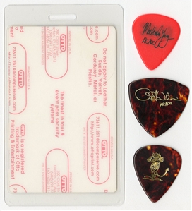 AC/DC 1996 Ballbreaker US Tour Local Pass With Lot of 3 Stage Used Guitar Picks