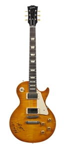 Guns N Roses 2003-2006 Slash Signed Chambered Gibson Custom Shop 1958 Reissue Les Paul With COA