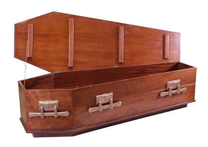 Jeff Hanneman 2002-2003 Custom Mahogany Coffin Coffee Table