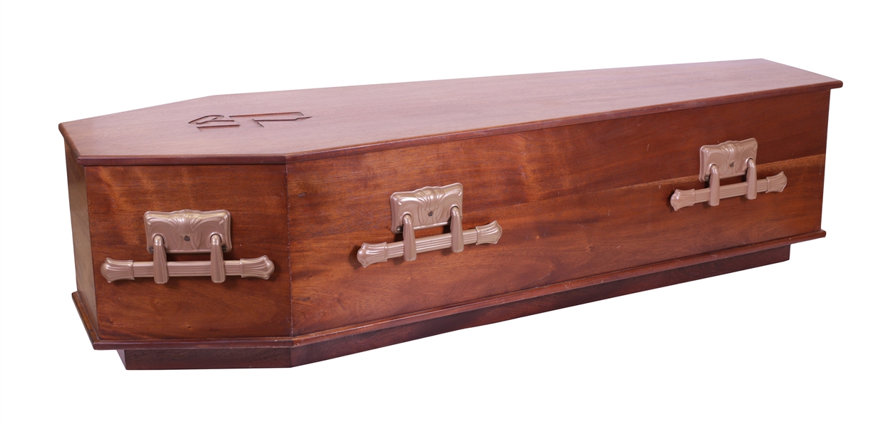 Jeff Hanneman 2002-2003 Custom Mahogany Coffin Coffee Table