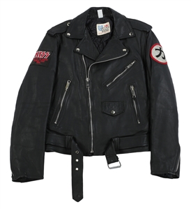 KISS 1989-1990 Hot In The Shade Heavy Duty Leather Crew Jacket