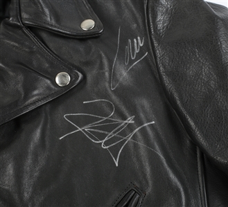 Metallica 1991-1993 Band Autographed Wherever I May Roam Tour Leather Jacket With COA
