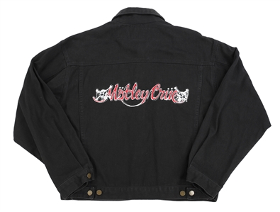 Motley Crue 1989-1991 Dr. Feelgood Black Denim Tour Jacket