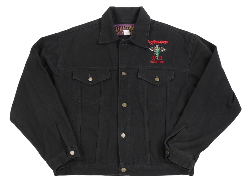 Motley Crue 1989-1991 Dr. Feelgood Black Denim Tour Jacket
