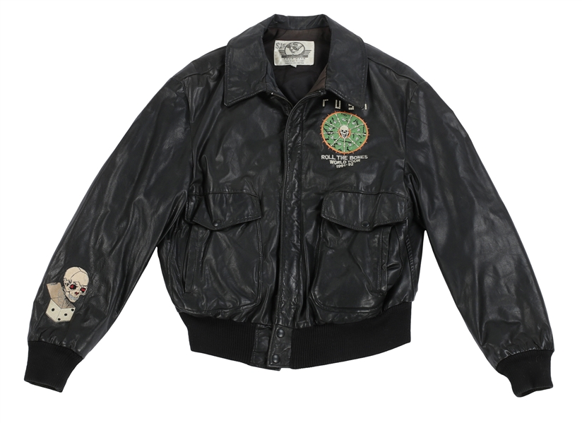 Rush 1991-1992 Roll The Bones World Tour Leather Crew Jacket