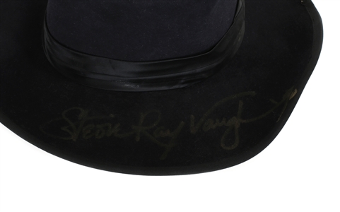 Stevie Ray Vaughan 1980s Owned, Worn & Autographed Black Texas Hatters Hat With COA