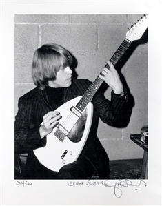 Rolling Stones 1965 Brian Jones Photograph John Rowlands Numbered & Signed Print