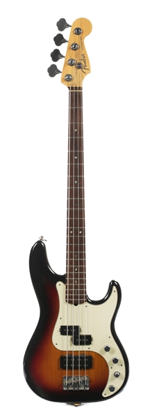 Mark Stone 2005 Fender American Deluxe Precision Sunburst Bass With COA