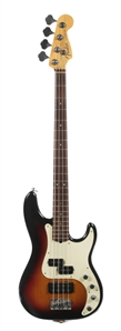 Mark Stone 2005 Fender American Deluxe Precision Sunburst Bass With COA