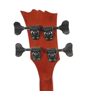 Mark Stone 1980s-2000s Custom Made Red Wood Bass Guitar With COA