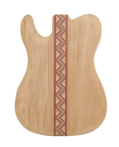 Mark Stone 1980s-2000s Unfinished Custom Wood Inlaid Guitar Body With COA