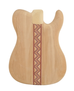 Mark Stone 1980s-2000s Unfinished Custom Wood Inlaid Guitar Body With COA