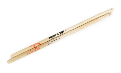 Alex Van Halen 2012-2013 Used Regal Tip By Calato USA Godzilla/A Different Kind Of Truth Signature Sticks With COA