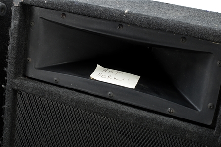 KISS 1995 Lot of 2 Monitor Wedges Used on the KISS Convention Tour (Lelands KISS Auction Provenance)