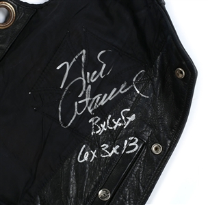 Black Label Society 1999-2013 Nick Catanese Owned, Stage Worn & Autographed BLS Leather Vest With COA