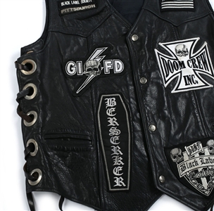 Black Label Society 1999-2013 Nick Catanese Owned, Stage Worn & Autographed BLS Leather Vest With COA