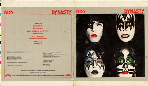 KISS 1979 Dynasty Album Cover Print Proof