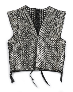 KISS 1992 Revenge Tour Gene Simmons Stage Worn Vest (Lelands KISS Auction Provenance)