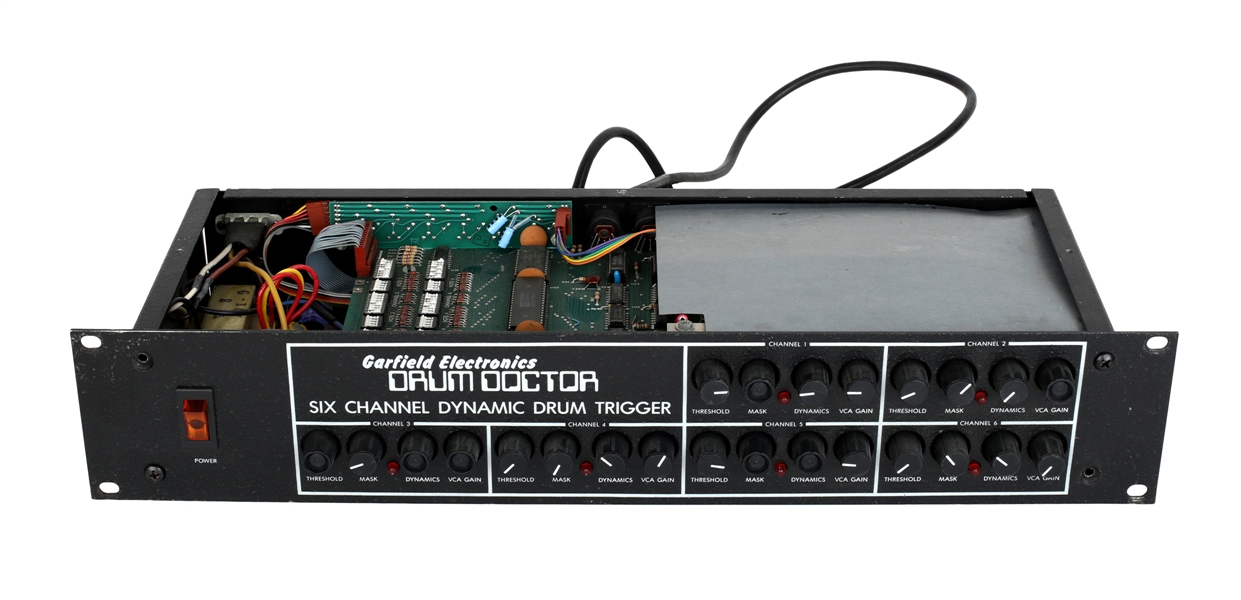 KISS 1980s Eric Carr Tour Used Drum Doctor 6 Channel Drum Trigger Rack Unit (Lelands KISS Auction Provenance)