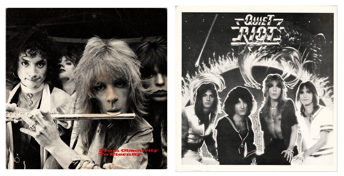 Quiet Riot 1978-1987 Randy Rhoads Lot of 2 Unofficial LPs