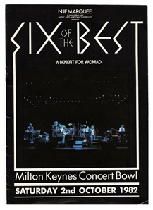 Genesis 1982 Six Of The Best Benefit For Womad Official Program