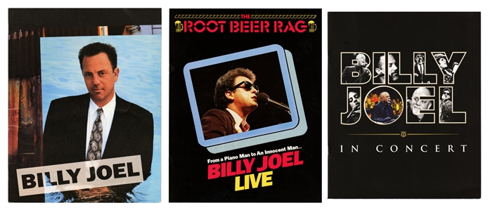 Billy Joel 1984-2016 Lot of 2 Programs + Fan Club Magazine