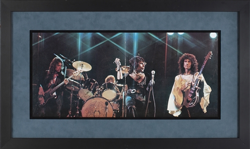 Queen 1975 Autographed and Framed "A Night At The Opera" Tour Program With COA