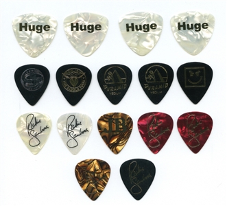 Bon Jovi 2000s - 2010s Lot of 16 Guitar Picks With COA
