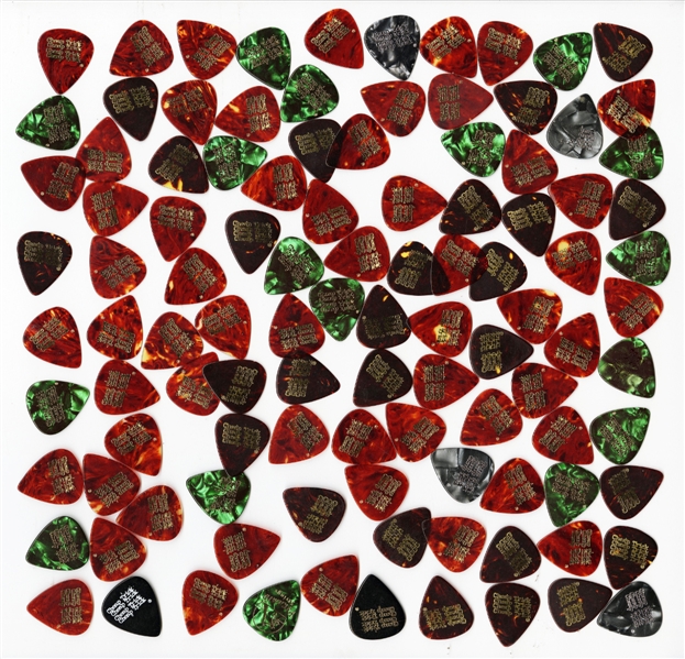 Cheap Trick 2000s-2010s Bulk Lot of 105 Logo Picks With COA