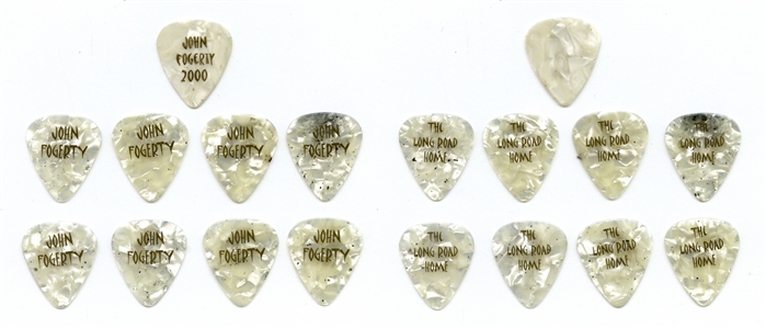 John Fogerty 2000-2005 Lot of 9 Guitar Picks With COA