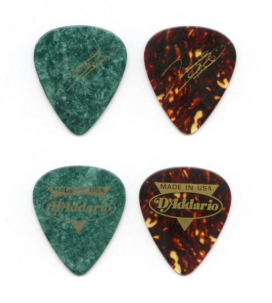 Vince Gill 1990s-2000s Lot of 2 Guitar Picks With COA