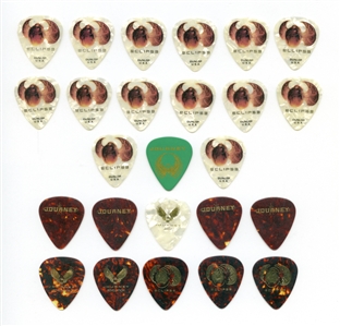 Journey 2000s Lot of 25 Guitar Picks With COA