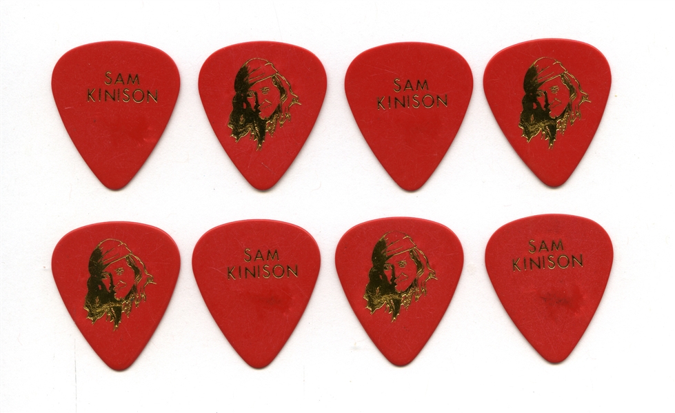 Sam Kinison 1980s-1990s Lot of 8 Guitar Picks With COA