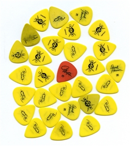 Tesla 1990s-2000s Bulk Lot of 29 Guitar Picks With COA