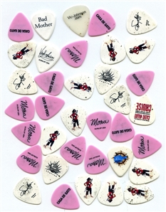 Sammy Hagar & Friends 1990s-2000s Lot of 36 Cabo Wabo Related Guitar Picks With COA