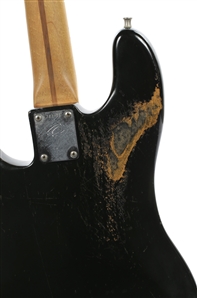 Zeke Clark 1960 Black Fender Precision Bass Guitar With COA