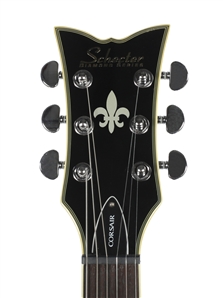 Zeke Clark 2009 Black Schecter Corsair 335-Style Semi-Hollowbody Guitar With Bigsby With COA