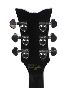 Zeke Clark 2009 Black Schecter Corsair 335-Style Semi-Hollowbody Guitar With Bigsby With COA
