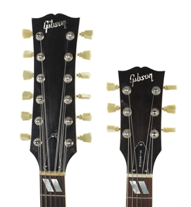 Zeke Clark 1991 Gibson EDS1275 Double Neck 12 and 6 String Guitar With COA