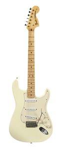 Zeke Clark 1980s-1990s Custom Shop Build Fender Cream Colored Stratocaster To Jimi Hendrix Specs From Leo Fender With COA