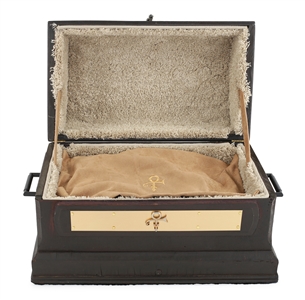 Prince 1994 Set of 12 Gucci 24K Gold Plated Goblets in Custom Case Gifted to Zeke Clark With COA