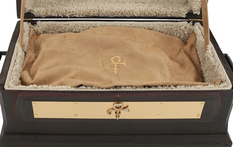 Prince 1994 Set of 12 Gucci 24K Gold Plated Goblets in Custom Case Gifted to Zeke Clark With COA