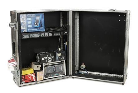 Zeke Clark 1990s Van Halen Era Custom 5150 Effects Road Case Rig with COA
